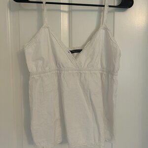 Brandy Melville White Babydoll top